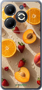 Силиконовый чехол Фрукты 3 для Infinix Smart 8 Plus - 6703u-3677 изображение 