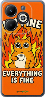 Силиконовый чехол Funny Cat для Infinix Smart 8 Plus - 6786u-3677 изображение 