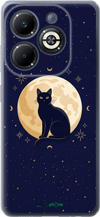 Силиконовый чехол Cute Cat Celestial/Witchy для Infinix Smart 8 Plus - 6787u-3677 изображение 