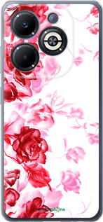 Силиконовый чехол Нарисованные розы для Infinix Smart 8 Plus - 724u-3677 изображение 