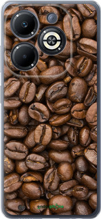 Силиконовый чехол Зёрна кофе для Infinix Smart 8 Plus - 783u-3677 изображение 