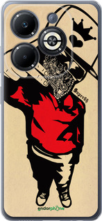 Силиконовый чехол Swag. Super для Infinix Smart 8 Plus - 808u-3677 изображение 