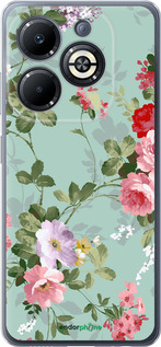 Силіконовий чехол Квіткові шпалери 2 для Infinix Smart 8 Plus - 862u-3677 изображение 