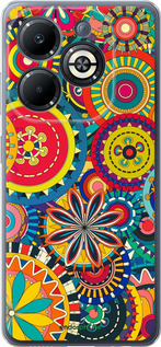 Силиконовый чехол Узор 5 для Infinix Smart 8 Plus - 902u-3677 изображение 