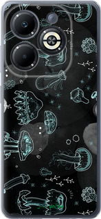 Силиконовый чехол Медузы для Infinix Smart 8 Plus - 906u-3677 изображение 