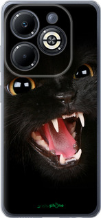 Силиконовый чехол Чёрная кошка для Infinix Smart 8 Plus - 932u-3677 изображение 