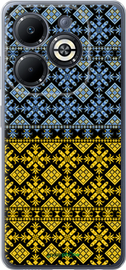 Силиконовый чехол Жовто-блакитна вишиванка для Infinix Smart 8 Plus - 1169u-3677 изображение 