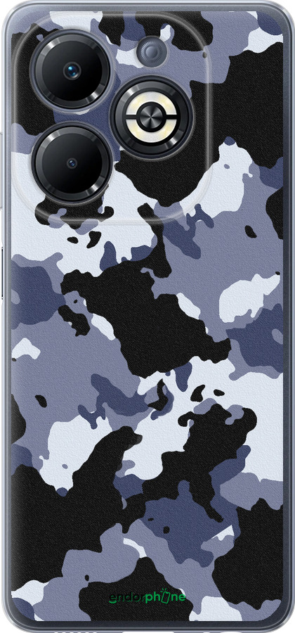 Силіконовий чехол Камуфляж v4 для Infinix Smart 8 Plus - 1182u-3677 изображение 