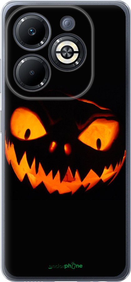 Силиконовый чехол Огненный Джек v1 для Infinix Smart 8 Plus - 1185u-3677 изображение 