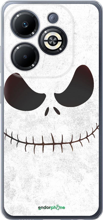 Силиконовый чехол Белый Джек для Infinix Smart 8 Plus - 1199u-3677 изображение 