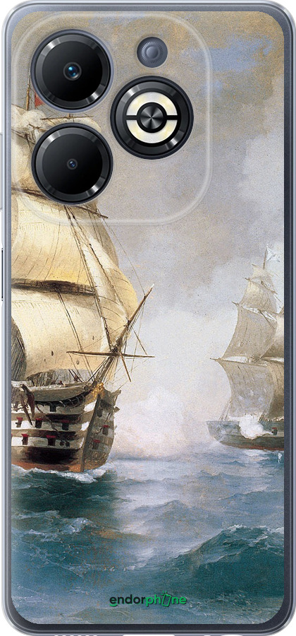 Силіконовий чехол Айвазовський. Кораблі для Infinix Smart 8 Plus - 160u-3677 изображение 