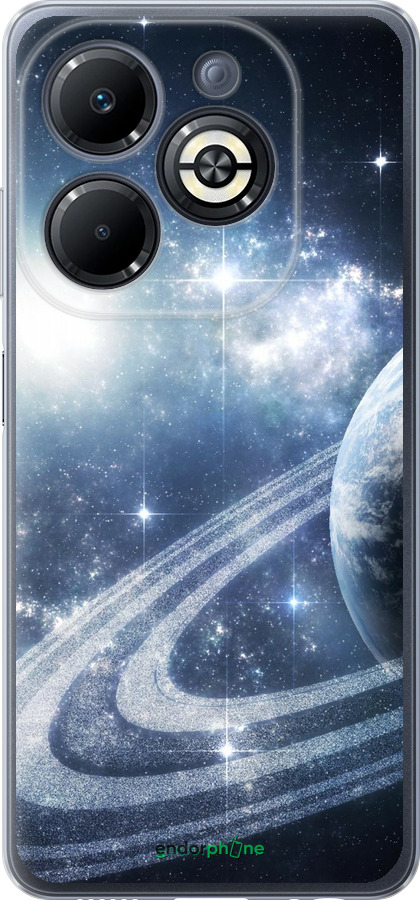 Силіконовий чехол Кільця Сатурна для Infinix Smart 8 Plus - 173u-3677 изображение 