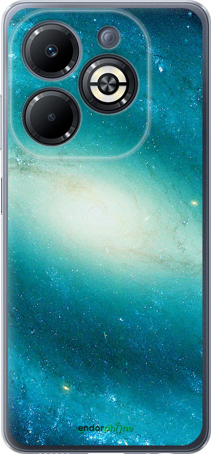 Силиконовый чехол Голубая галактика для Infinix Smart 8 Plus - 177u-3677 изображение 