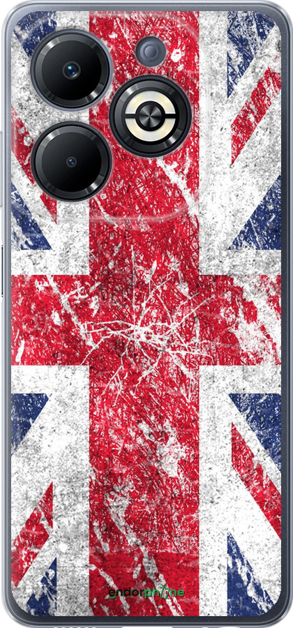 Силіконовий чехол Прапор Великобританії 1 для Infinix Smart 8 Plus - 386u-3677 изображение 