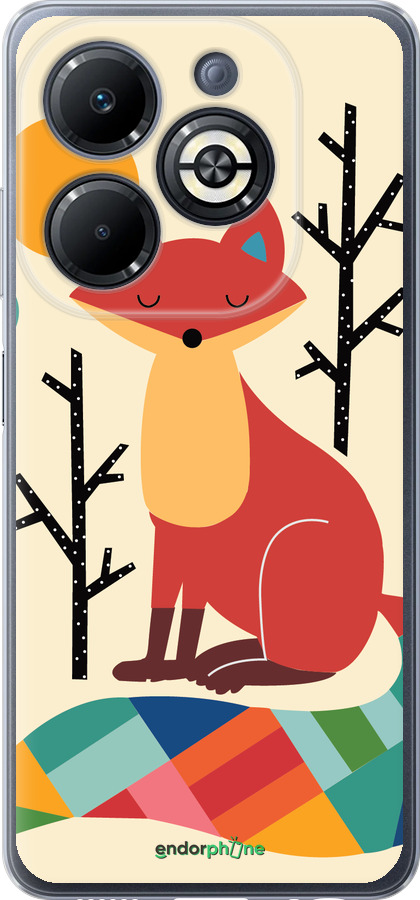 Силіконовий чехол Rainbow fox для Infinix Smart 8 Plus - 4010u-3677 изображение 
