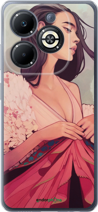 Силиконовый чехол Kelsey Beckett для Infinix Smart 8 Plus - 4034u-3677 изображение 