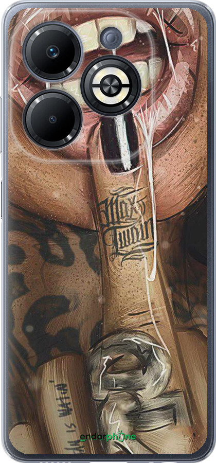 Силиконовый чехол Swag-girl для Infinix Smart 8 Plus - 4124u-3677 изображение 