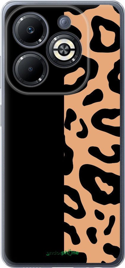 Силиконовый чехол Пятна леопарда для Infinix Smart 8 Plus - 4269u-3677 изображение 