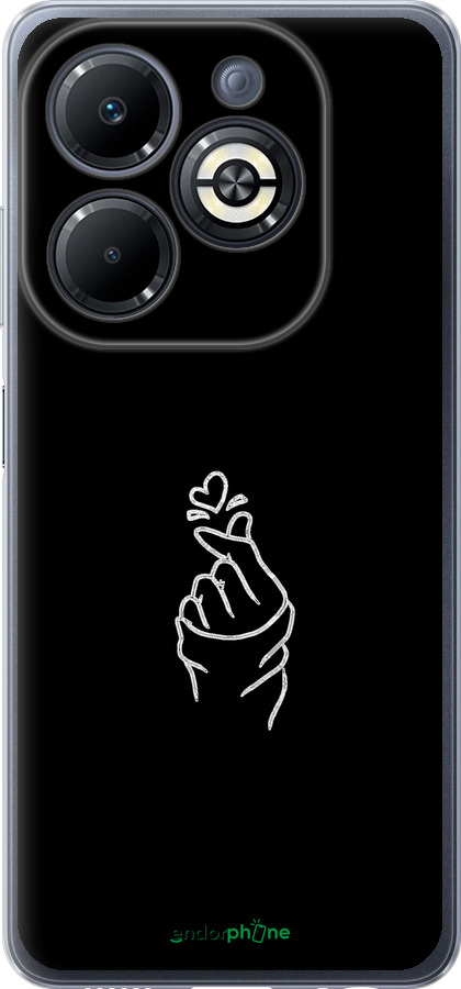 Силиконовый чехол Love You для Infinix Smart 8 Plus - 4298u-3677 изображение 