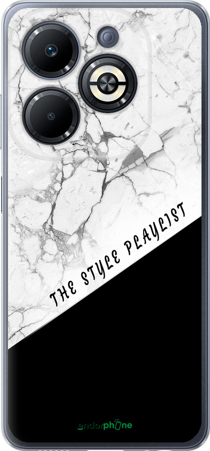 Силиконовый чехол The style playlist для Infinix Smart 8 Plus - 4308u-3677 изображение 