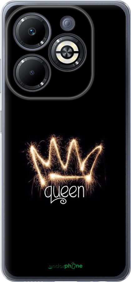 Силиконовый чехол Корона для Infinix Smart 8 Plus - 4337u-3677 изображение 