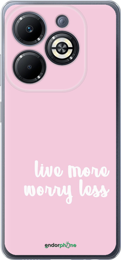 Силиконовый чехол Живи больше для Infinix Smart 8 Plus - 4347u-3677 изображение 