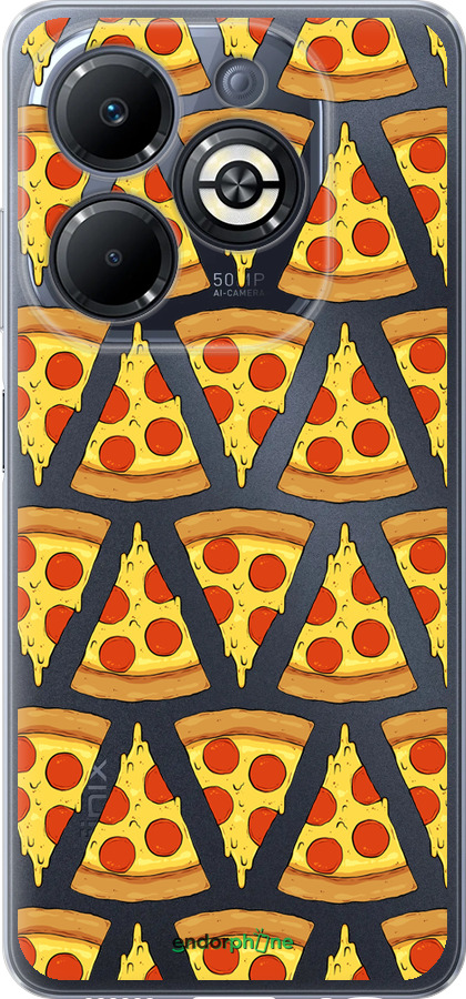 Силіконовий чехол Піца для Infinix Smart 8 Plus - 4408u-3677 изображение 
