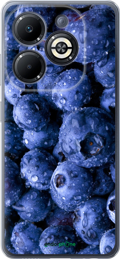 Силиконовый чехол Голубика для Infinix Smart 8 Plus - 4459u-3677 изображение 