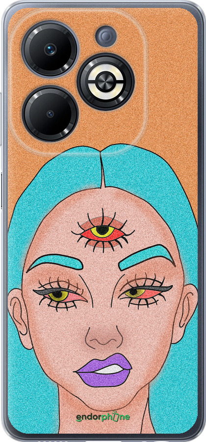 Силіконовий чехол Дівчина малюнок для Infinix Smart 8 Plus - 4576u-3677 изображение 