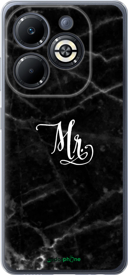 Силіконовий чехол Мармур1 для Infinix Smart 8 Plus - 4582u-3677 изображение 