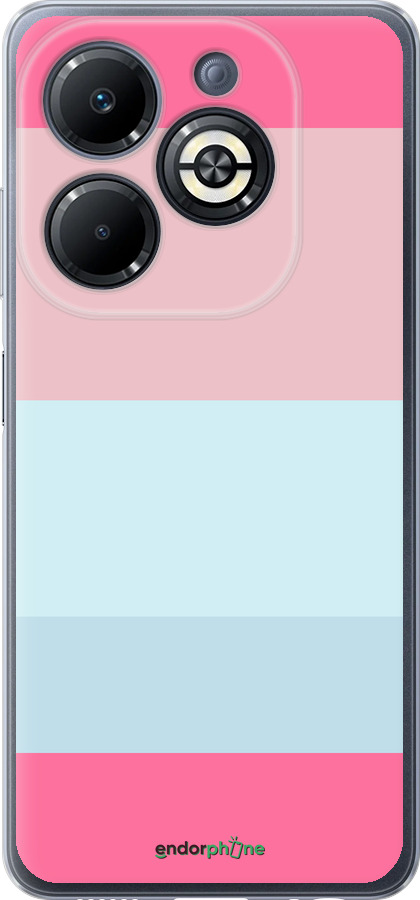 Силиконовый чехол Полосы1 для Infinix Smart 8 Plus - 4589u-3677 изображение 