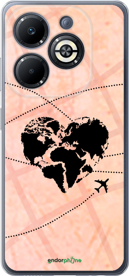 Силіконовий чехол Подорожуй для Infinix Smart 8 Plus - 4607u-3677 изображение 