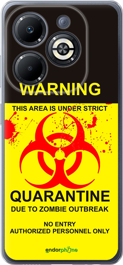 Силиконовый чехол Biohazard  9 для Infinix Smart 8 Plus - 4825u-3677 изображение 