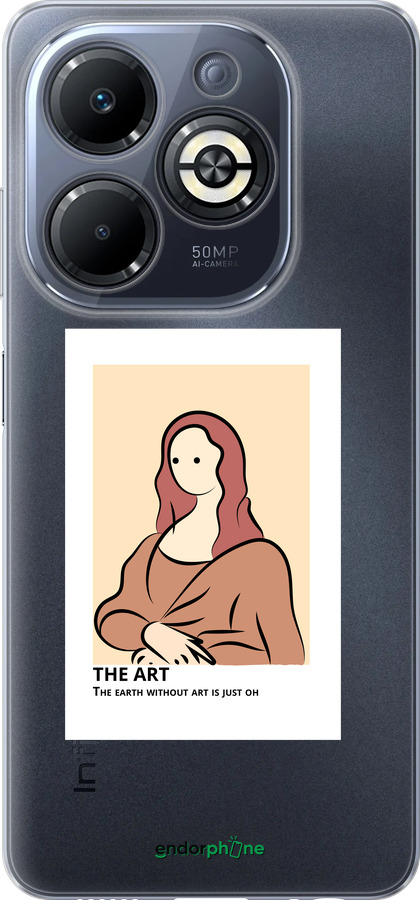 Силіконовий чехол The art для Infinix Smart 8 Plus - 4890u-3677 изображение 