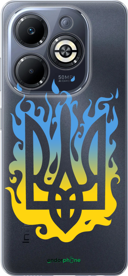 Силіконовий чехол Герб v1 для Infinix Smart 8 Plus - 5258u-3677 изображение 