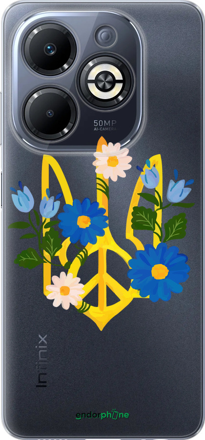 Силиконовый чехол Герб v3 для Infinix Smart 8 Plus - 5265u-3677 изображение 