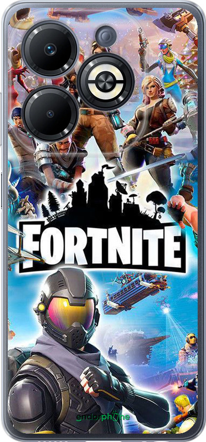 Силиконовый чехол № 5371 для Infinix Smart 8 Plus - 5371u-3677 изображение 