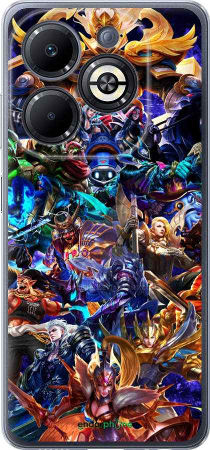 Силиконовый чехол № 5375 для Infinix Smart 8 Plus - 5375u-3677 изображение 