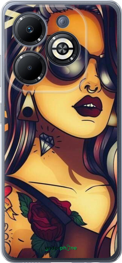 Силіконовий чехол № 5384 для Infinix Smart 8 Plus - 5384u-3677 изображение 