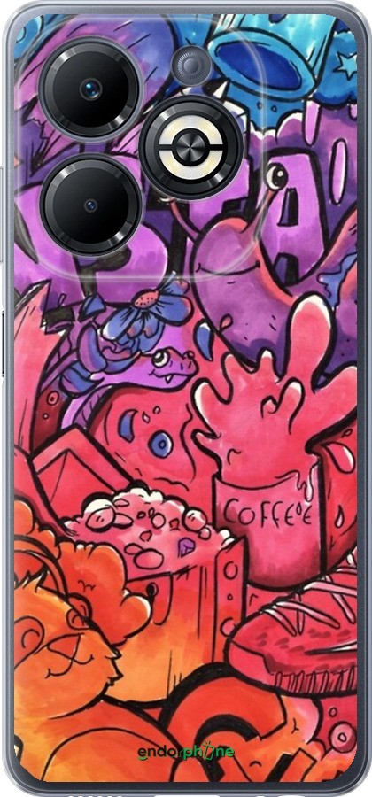 Силиконовый чехол № 5391 для Infinix Smart 8 Plus - 5391u-3677 изображение 