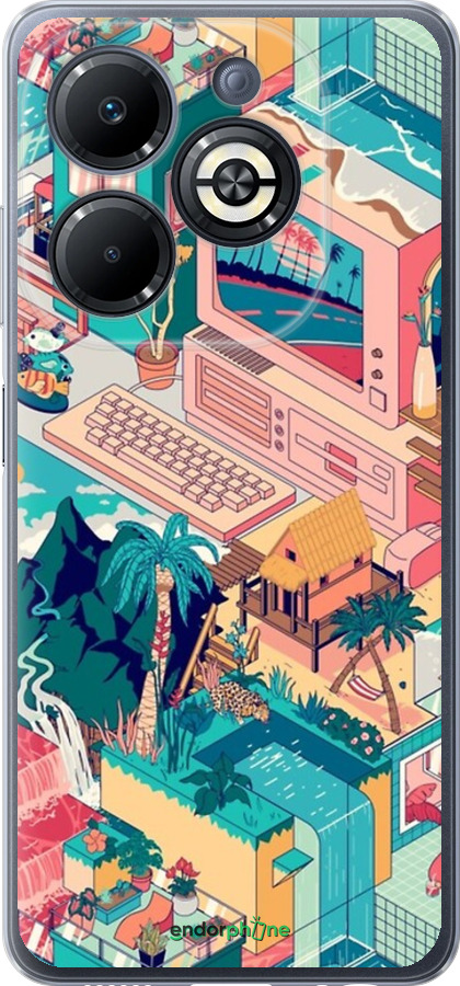 Силиконовый чехол № 5393 для Infinix Smart 8 Plus - 5393u-3677 изображение 