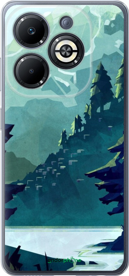 Силиконовый чехол № 5424 для Infinix Smart 8 Plus - 5424u-3677 изображение 