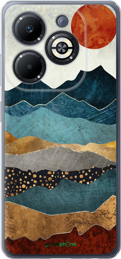 Силиконовый чехол Закат горы для Infinix Smart 8 Plus - 5434u-3677 изображение 