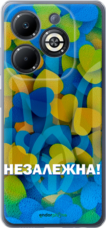 Силіконовий чехол Незалежна для Infinix Smart 8 Plus - 5447u-3677 изображение 