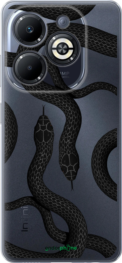 Силіконовий чехол Змії для Infinix Smart 8 Plus - 5473u-3677 изображение 