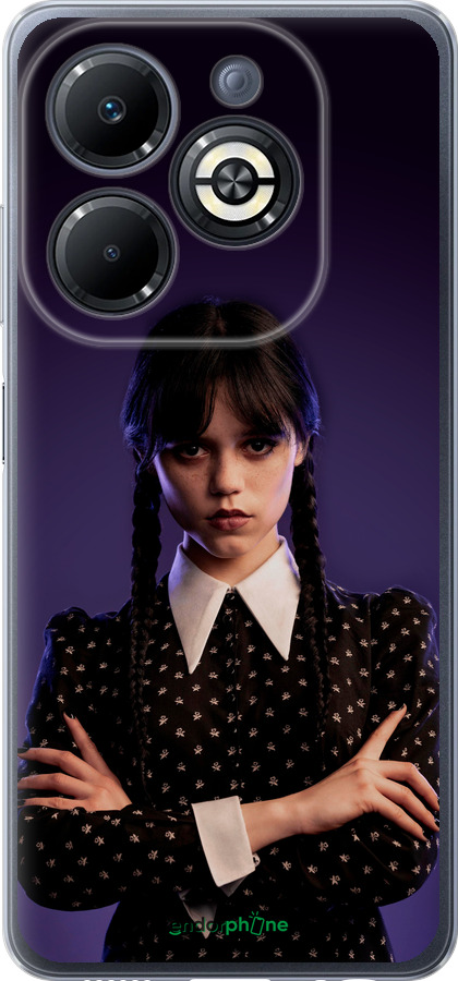 Силіконовий чехол Wednesday v3 для Infinix Smart 8 Plus - 5517u-3677 изображение 