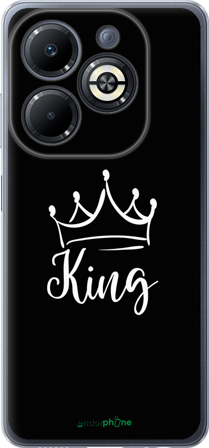 Силиконовый чехол Queen & King для него для Infinix Smart 8 Plus - 5521u-3677 изображение 