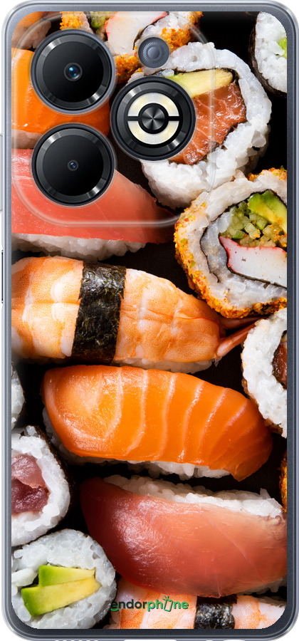 Силиконовый чехол Суши v3 для Infinix Smart 8 Plus - 5540u-3677 изображение 