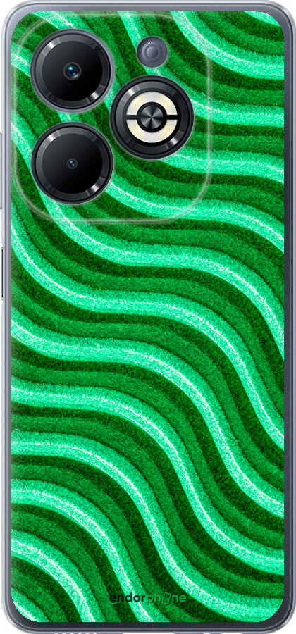 Силиконовый чехол Волнистые линии для Infinix Smart 8 Plus - 5578u-3677 изображение 