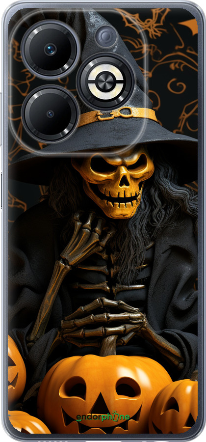 Силіконовий чехол Хелловін 2 для Infinix Smart 8 Plus - 5654u-3677 изображение 